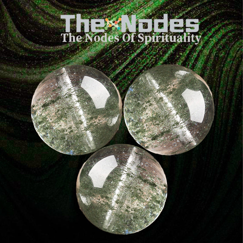 The natural green ghost is full of stars Single Bead