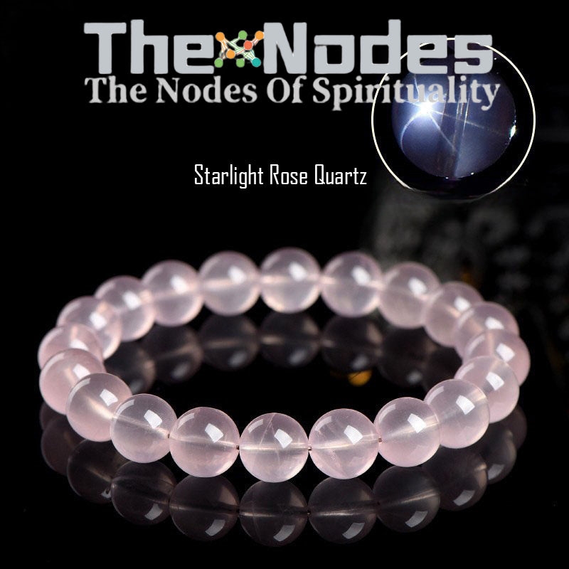 Women‘s Bracelet Heart Stone Pink Rose Quartz Crystal Natural Crystal Bracelet Handmade Bracelet Lucky Stone Crystal Stretchable Bracelet